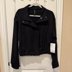 Athleta Venice Bomber Jacket Black